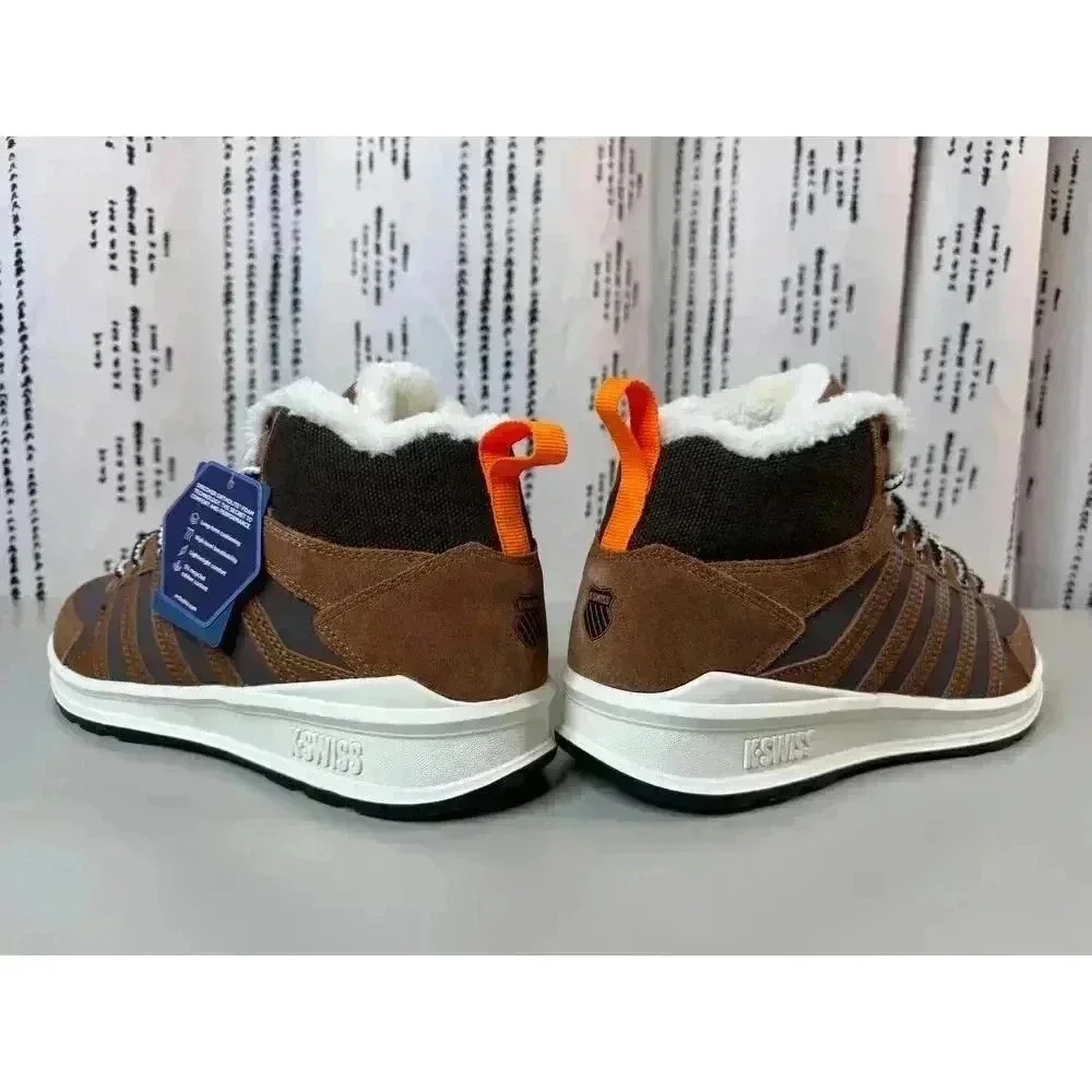 K-Swiss NWT Men’s Vista Trainer Mid Winter Sherpa Lined Size 8 Hike Outdoor Gorp - Picture 11 of 13